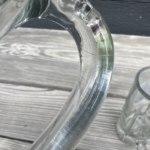 2 VTG Wurzburger Hofbrau Bavarian Pilsner Beer Glass Stein Mug - Picture 7 of 13